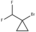 Cyclopropane, 1-bromo-1-(difluoromethyl)- Struktur