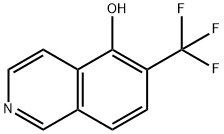 5-Isoquinolinol, 6-(trifluoromethyl)- Struktur