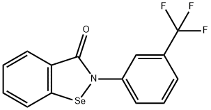 1,2-Benzisoselenazol-3(2H)-one, 2-[3-(trifluoromethyl)phenyl]- Struktur