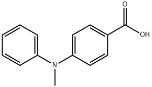 Benzoic acid, 4-(methylphenylamino)- Struktur