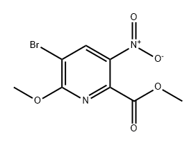 5-溴-6-甲氧基-3-硝基吡啶甲酸甲酯, 2577287-80-8, 結(jié)構(gòu)式