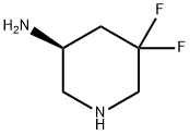 (3S)-5,5-Difluoro-3-piperidinamine Struktur