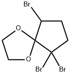 1,4-Dioxaspiro[4.4]nonane, 6,9,9-tribromo- Struktur