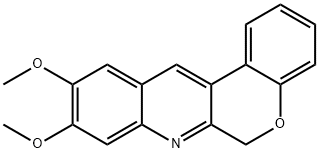 6H-[1]Benzopyrano[3,4-b]quinoline, 9,10-dimethoxy- Struktur