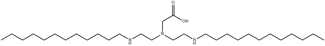 N,N-Bis[2-(dodecylamino)ethyl]glycine Struktur