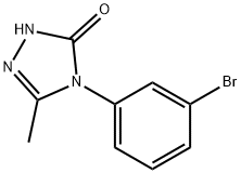 4-(3-Bromophenyl)-3-methyl-1H-1,2,4-triazol-5-one Struktur