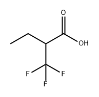 Butanoic acid, 2-(trifluoromethyl)- Struktur