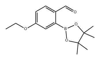 Benzaldehyde, 4-ethoxy-2-(4,4,5,5-tetramethyl-1,3,2-dioxaborolan-2-yl)- Struktur