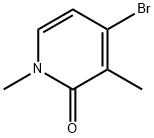 2(1H)-Pyridinone, 4-bromo-1,3-dimethyl- Struktur