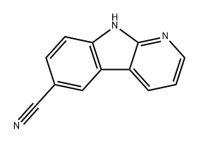 9H-Pyrido[2,3-b]indole-6-carbonitrile Struktur