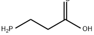 Propanoic acid, 3-phosphino- Struktur