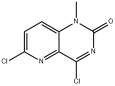 Pyrido[3,2-d]pyrimidin-2(1H)-one, 4,6-dichloro-1-methyl- Structure