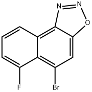 Naphth[1,2-d][1,2,3]oxadiazole, 5-bromo-6-fluoro- Struktur