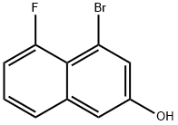 2-Naphthalenol, 4-bromo-5-fluoro- Struktur