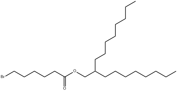 Hexanoic acid, 6-bromo-, 2-octyldecyl ester Struktur