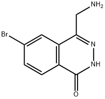 1(2H)-Phthalazinone, 4-(aminomethyl)-6-bromo- Struktur