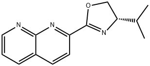 (S)-4-Isopropyl-2-(1,8-naphthyridin-2-yl)-4,5-dihydrooxazole Struktur