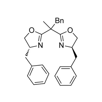 Oxazole, 2,2'-(1-methyl-2-phenylethylidene)bis[4,5-dihydro-4-(phenylmethyl)-, (4R,4'R)- Struktur