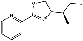 Pyridine, 2-[(4S)-4,5-dihydro-4-[(1R)-1-methylpropyl]-2-oxazolyl]- Struktur