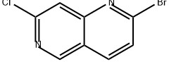 1,6-Naphthyridine, 2-bromo-7-chloro- Struktur