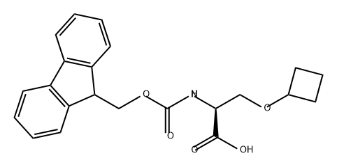 L-Serine, O-cyclobutyl-N-[(9H-fluoren-9-ylmethoxy)carbonyl]- Struktur