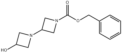 [1,3'-Biazetidine]-1'-carboxylic acid, 3-hydroxy-, phenylmethyl ester Struktur