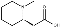 2-Piperidineacetic acid, 1-methyl-, (2S)- Struktur