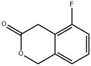 3H-2-Benzopyran-3-one, 5-fluoro-1,4-dihydro- Struktur