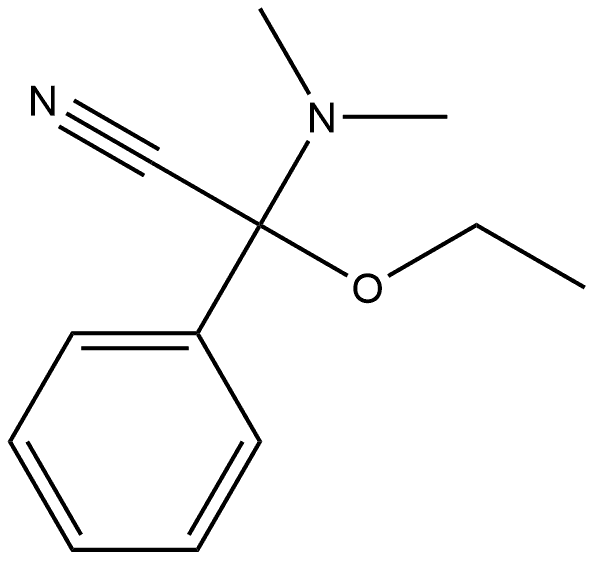 Benzeneacetonitrile, α-(dimethylamino)-α-ethoxy-