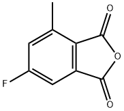 1,3-Isobenzofurandione, 6-fluoro-4-methyl- Struktur