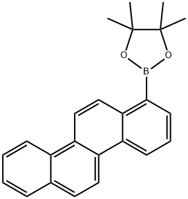 1,3,2-Dioxaborolane, 2-(1-chrysenyl)-4,4,5,5-tetramethyl- Struktur