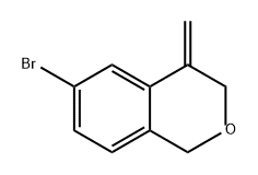 1H-2-Benzopyran, 6-bromo-3,4-dihydro-4-methylene- Struktur