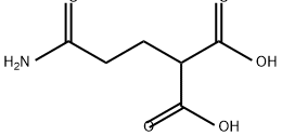 Propanedioic acid, 2-(3-amino-3-oxopropyl)- Struktur