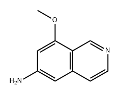 6-Isoquinolinamine, 8-methoxy- Struktur