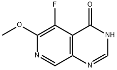 Pyrido[3,4-d]pyrimidin-4(3H)-one, 5-fluoro-6-methoxy- Struktur