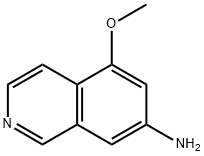 7-Isoquinolinamine, 5-methoxy- Struktur