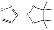 3-(4,4,5,5-Tetramethyl-[1,3,2]dioxaborolan-2-yl)-isoxazole Struktur