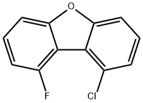 Dibenzofuran, 1-chloro-9-fluoro- Struktur