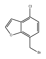 Benzofuran, 7-(bromomethyl)-4-chloro- Struktur