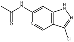 N-(3-Chloro-1H-pyrazolo[4,3-c]pyridin-6-yl)acetamide Struktur