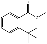 Benzoic acid, 2-(1,1-dimethylethyl)-, methyl ester Struktur