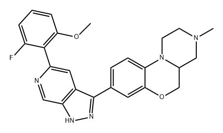 化合物 HPK1-IN-13 結(jié)構(gòu)式