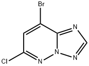 [1,2,4]Triazolo[1,5-b]pyridazine, 8-bromo-6-chloro- Struktur