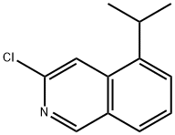 Isoquinoline, 3-chloro-5-(1-methylethyl)- Structure