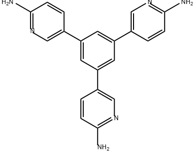 2-Pyridinamine, 5,5',5''-(1,3,5-benzenetriyl)tris- Struktur