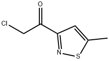 2-Chloro-1-(5-methyl-3-isothiazolyl)ethanone Struktur