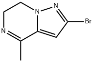 Pyrazolo[1,5-a]pyrazine, 2-bromo-6,7-dihydro-4-methyl- Struktur