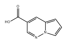 Pyrrolo[1,2-b]pyridazine-3-carboxylic acid Struktur