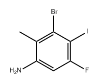 3-溴-5-氟-4-碘-2-甲基苯胺, 2765413-92-9, 結(jié)構(gòu)式