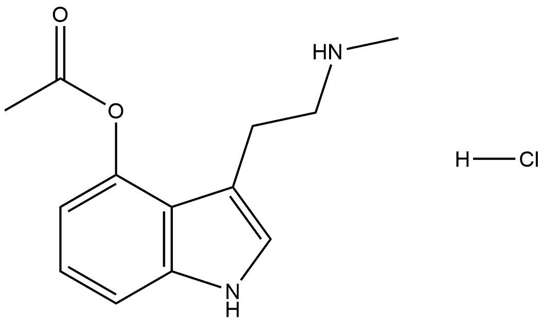 4-acetoxy NMT (hydrochloride) Struktur